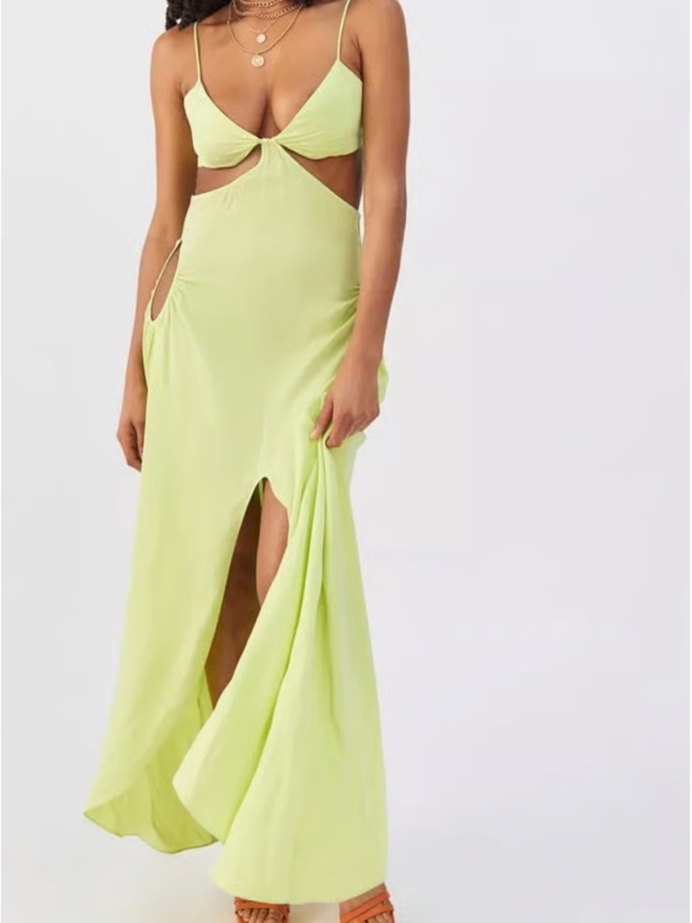 For Love & Lemons Toni Cutout Maxi Dress